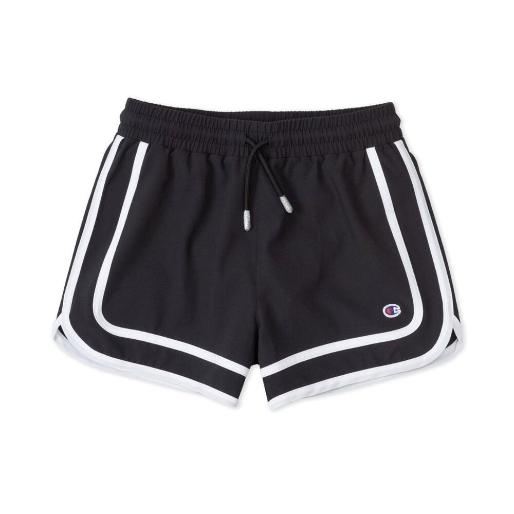 Champion Girls Active Woven Short Size XL (14/16) Black